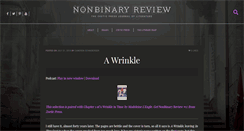 Desktop Screenshot of nonbinaryreview.com